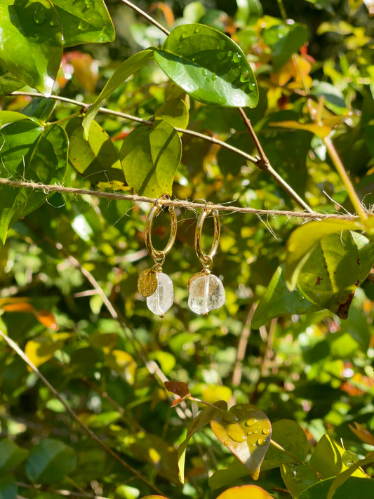 Clear Quartz Earrings